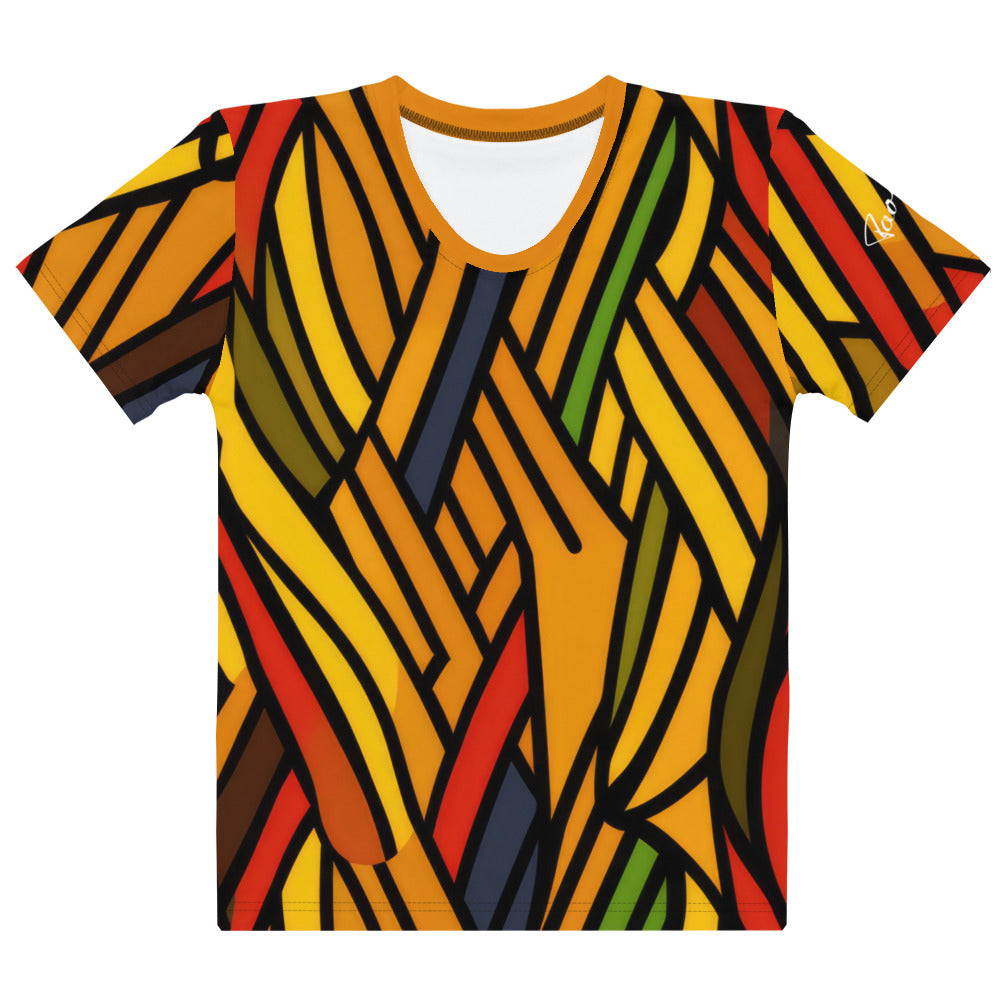 AllOver-Damen-T-Shirt - afrikanisches Muster