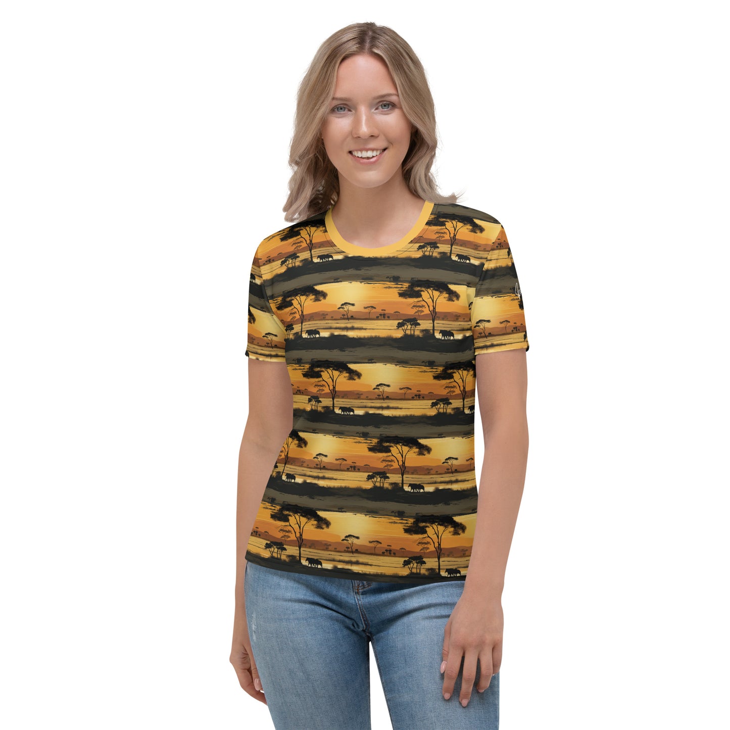 AllOver-Damen-T-Shirt - African Sundown