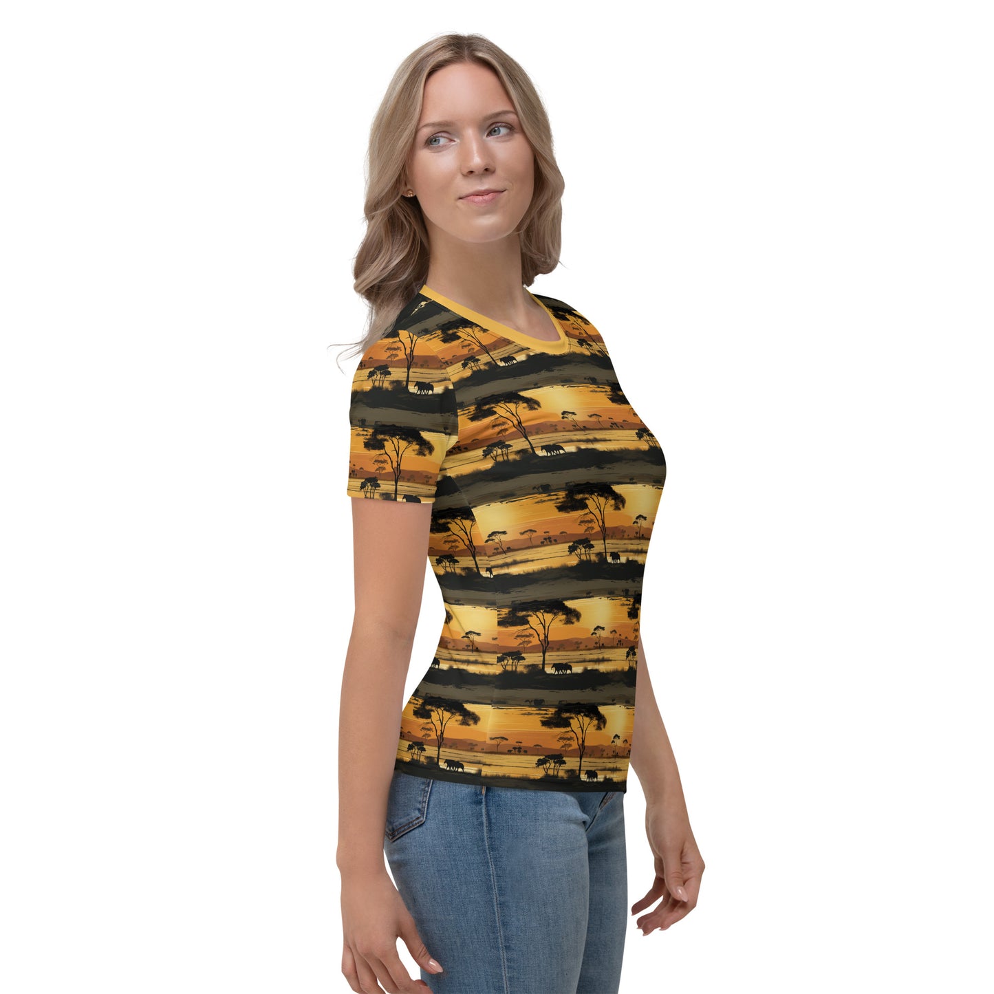 AllOver-Damen-T-Shirt - African Sundown