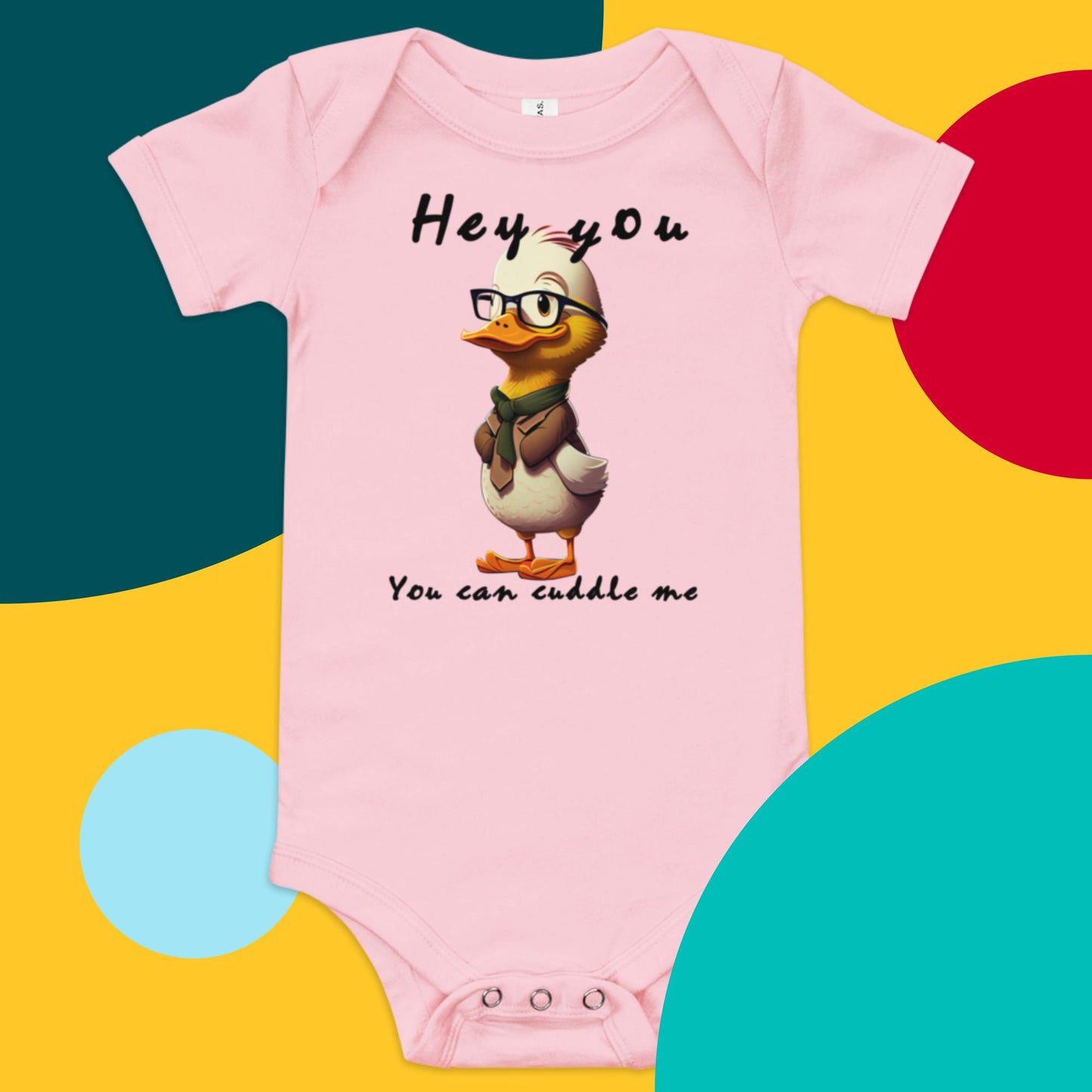 Kurzärmliger Baby-Einteiler - cuddle me