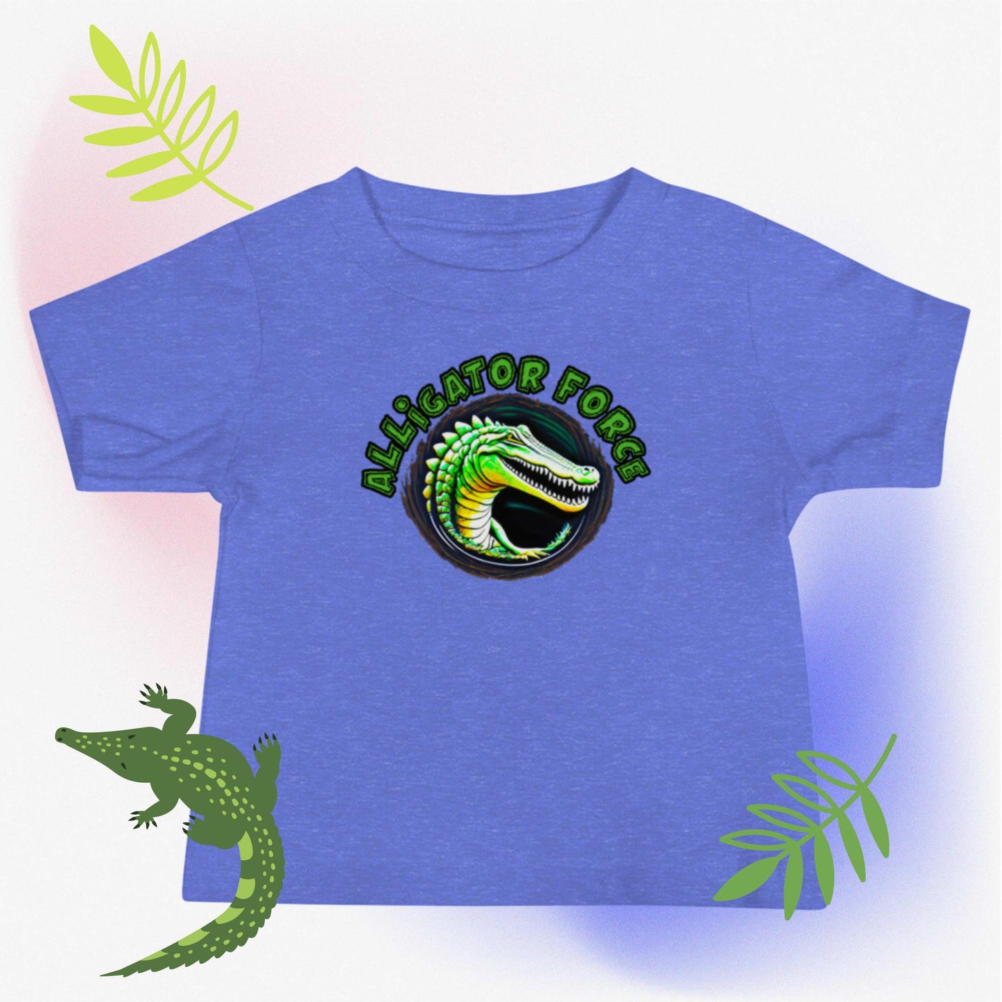 Kurzärmeliges Baby-Jersey-T-Shirt - Aligator-Force