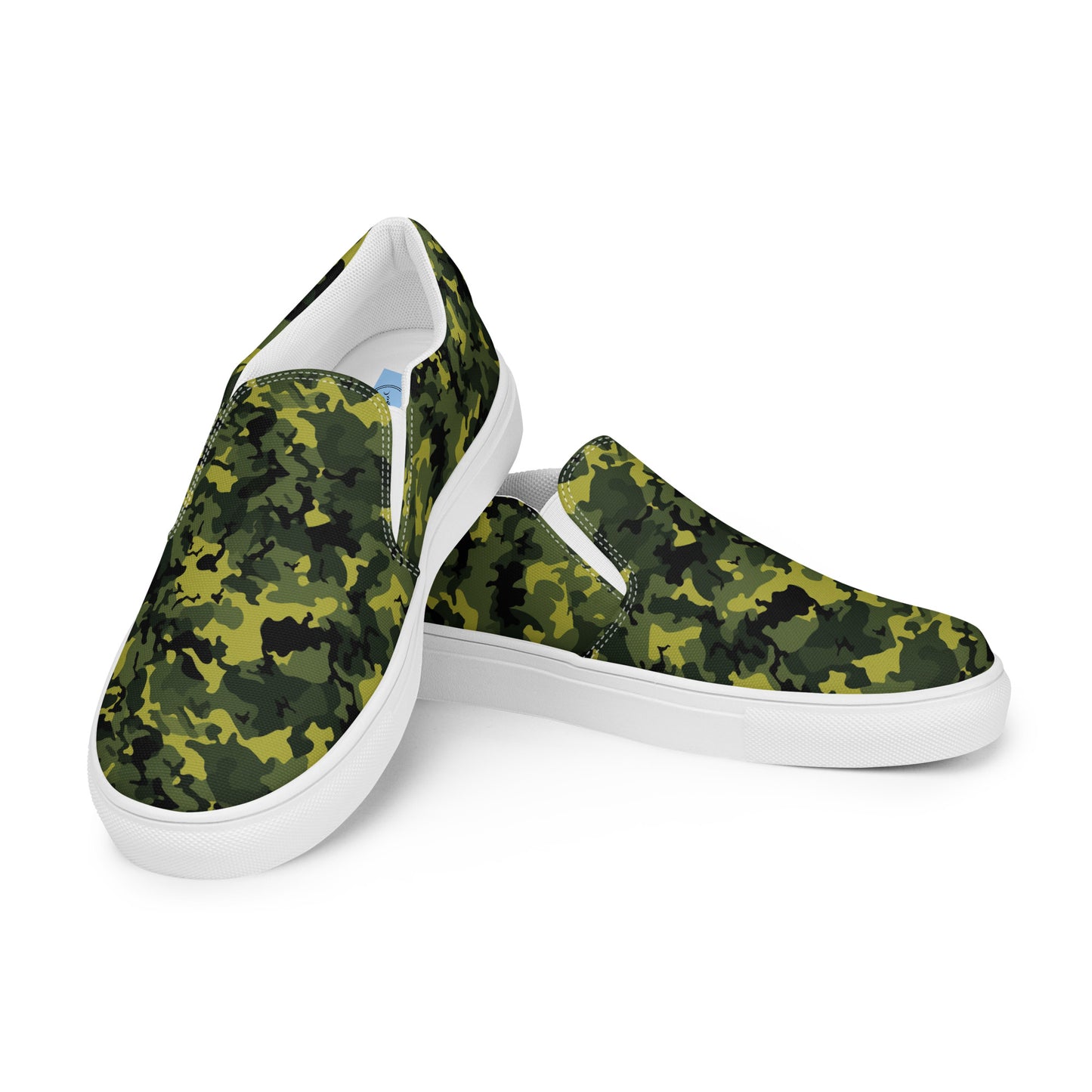 Herren-Canvas-Slipper - Camouflage-Military