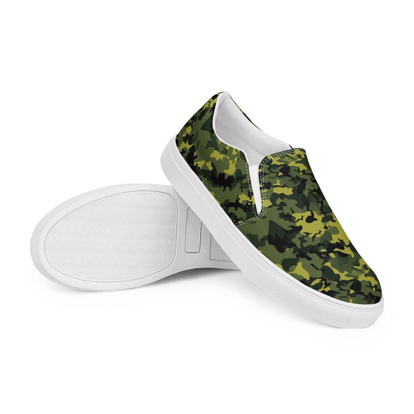Herren-Canvas-Slipper - Camouflage-Military