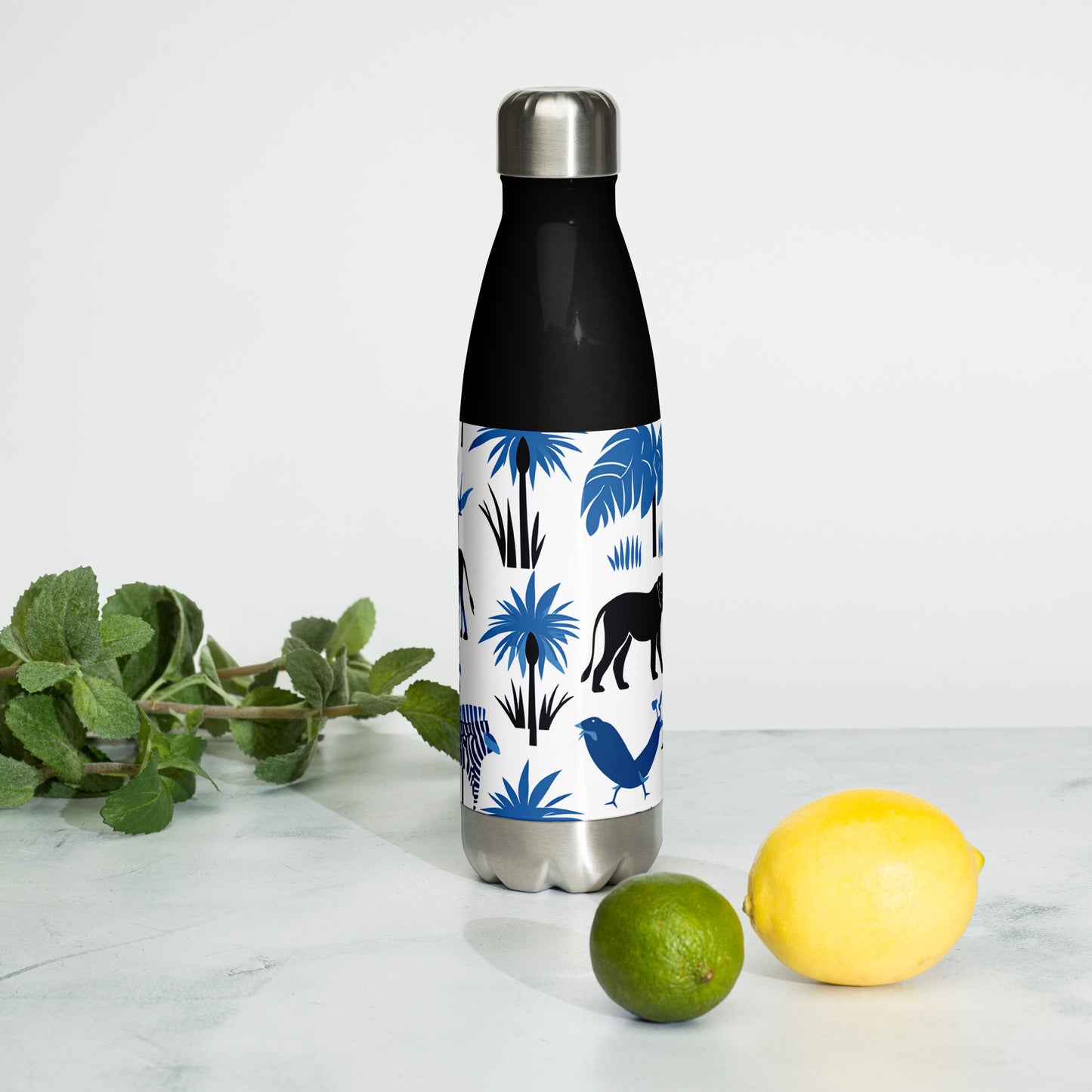 Edelstahl Trinkflasche - Africa Blue