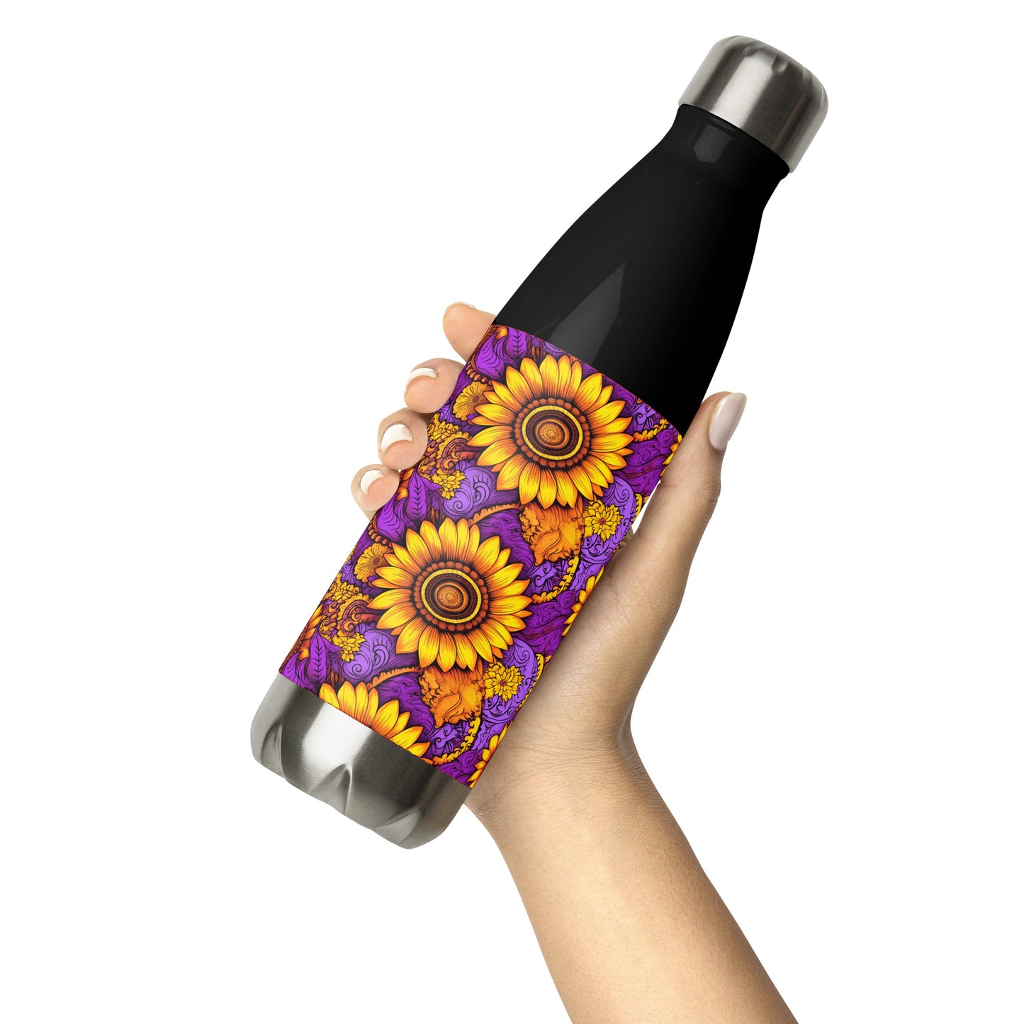 Edelstahl Trinkflasche - Sonnenblumen