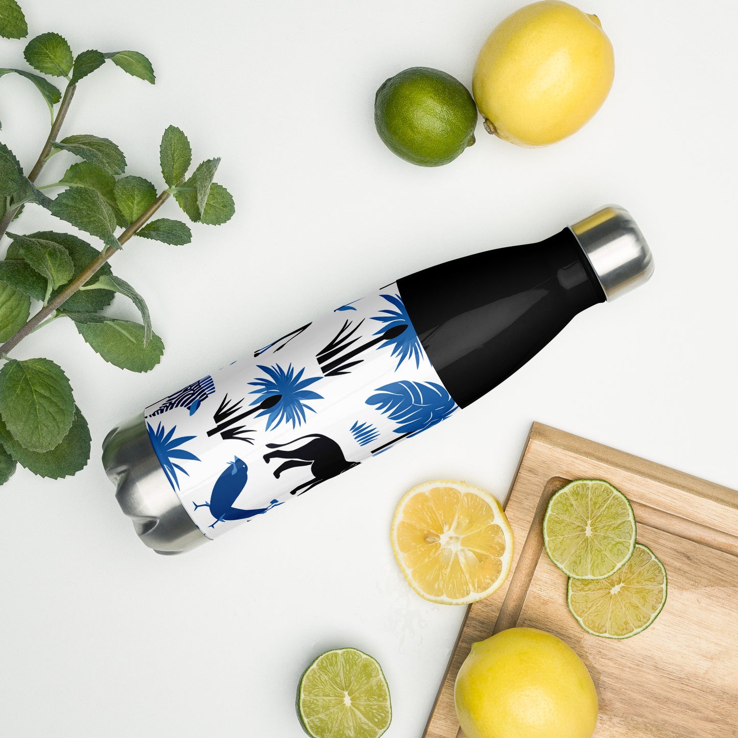 Edelstahl Trinkflasche - Africa Blue