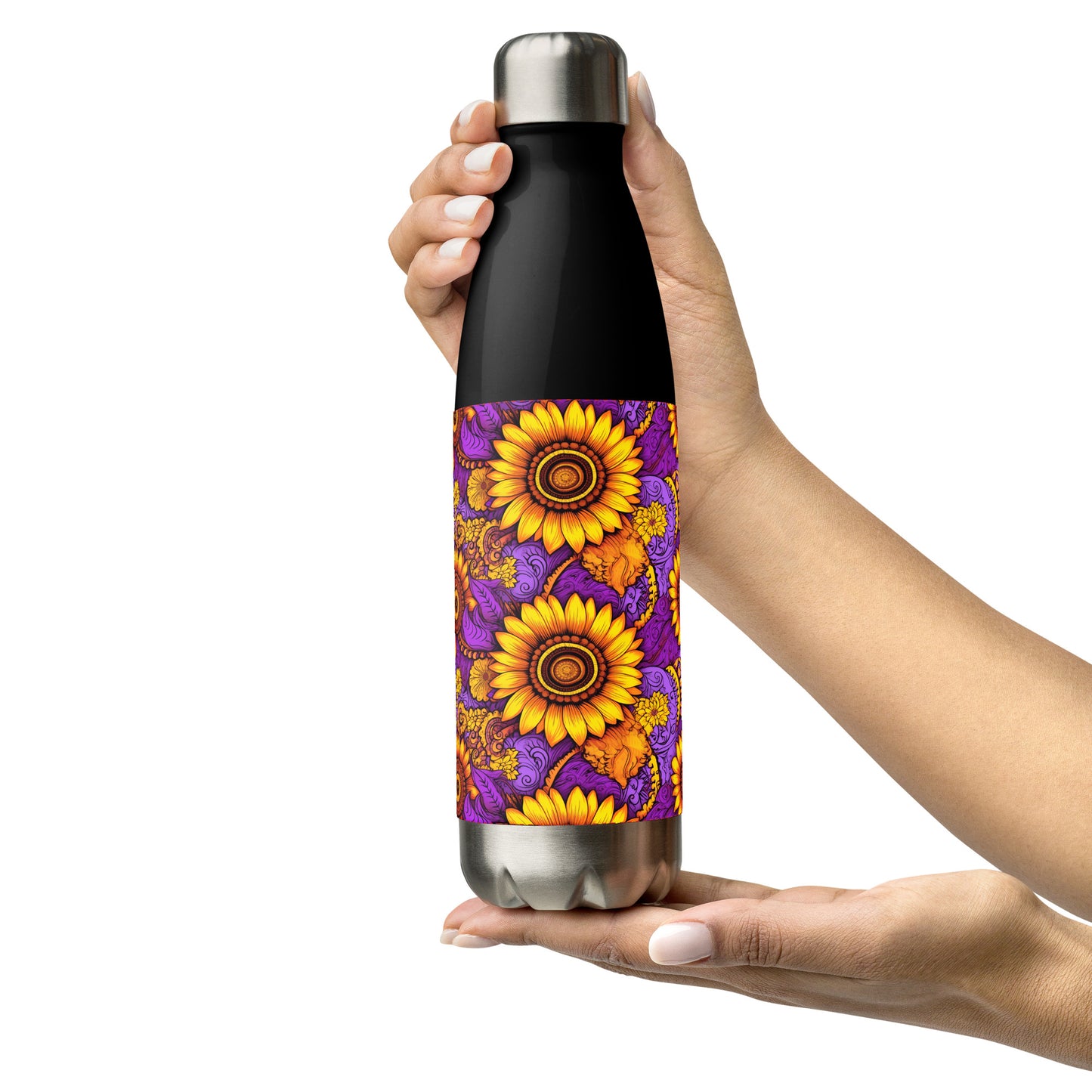 Edelstahl Trinkflasche - Sonnenblumen