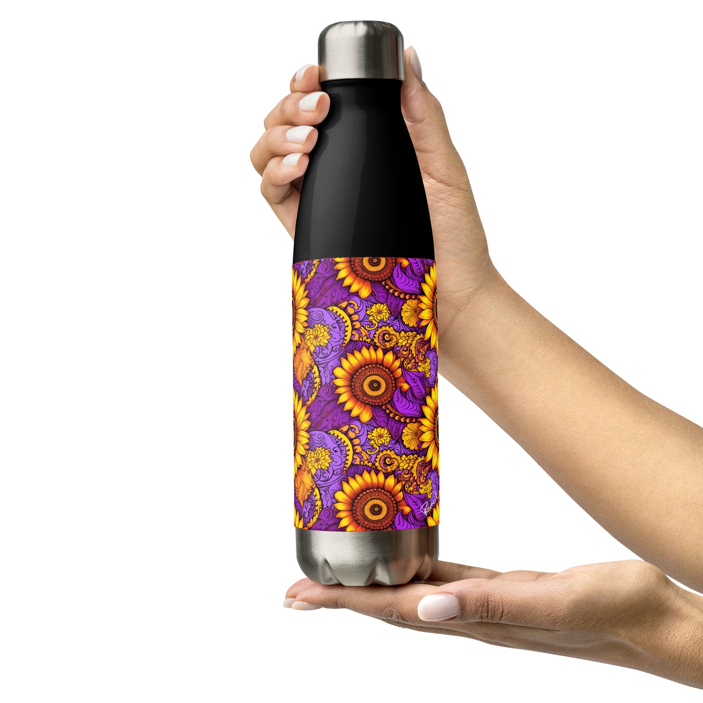 Edelstahl Trinkflasche - Sonnenblumen