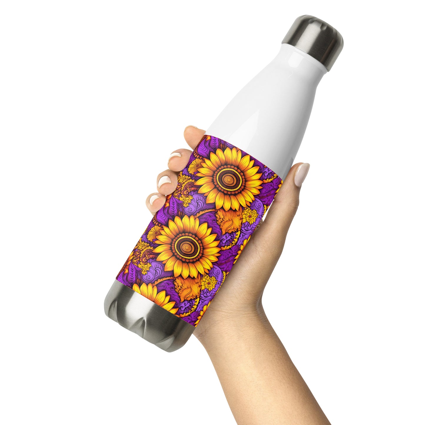 Edelstahl Trinkflasche - Sonnenblumen