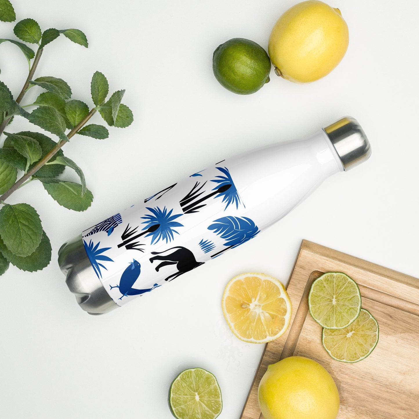 Edelstahl Trinkflasche - Africa Blue