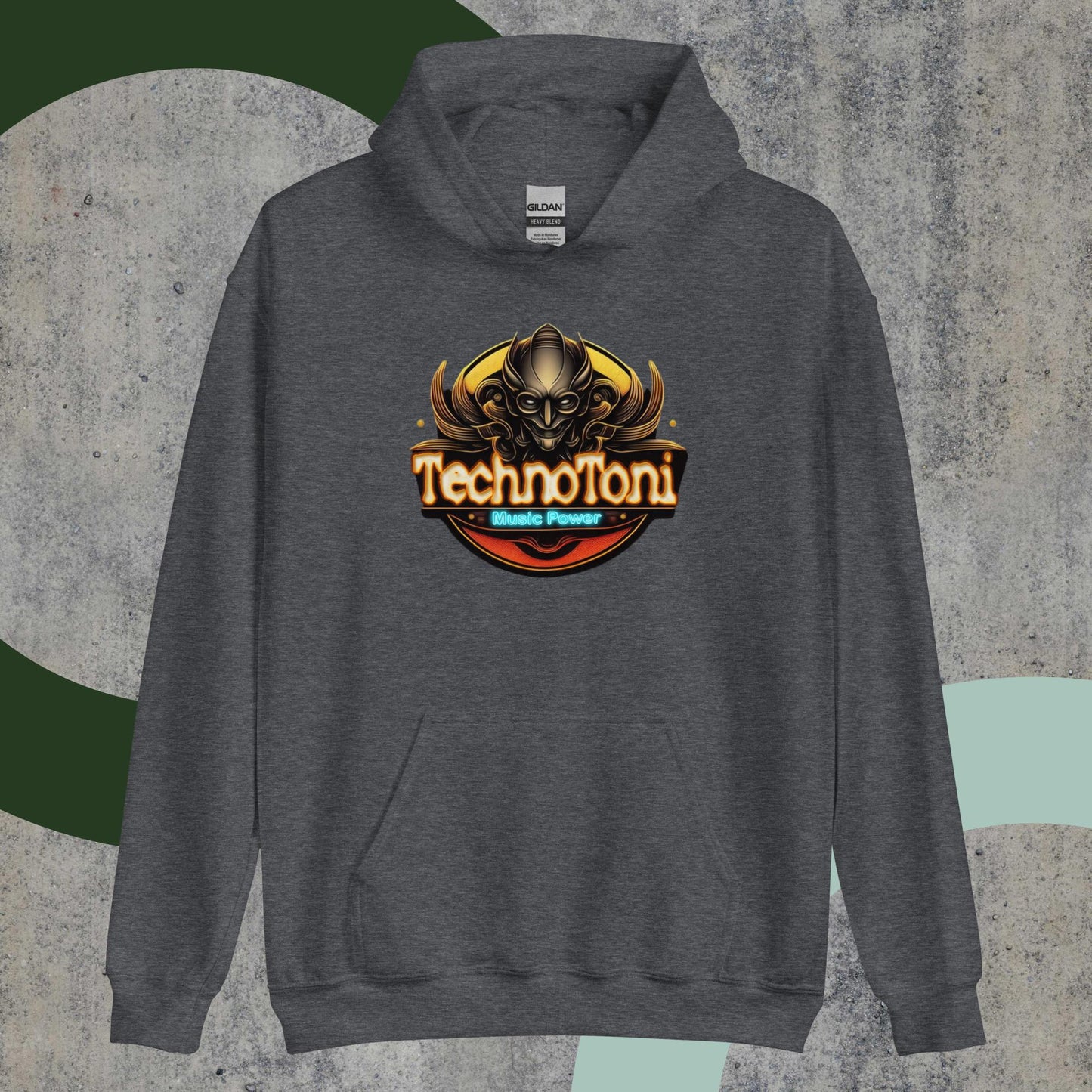 Herren-Hoodie - Techno Toni