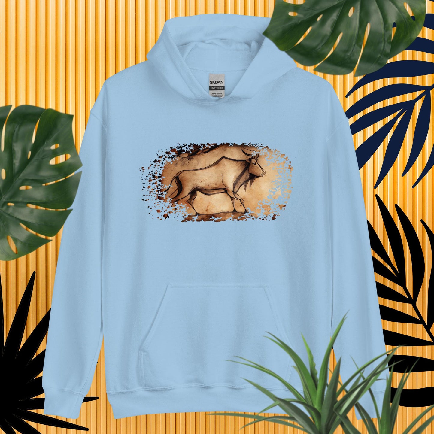 Damen-Kapuzenpullover - Hölenmalerei