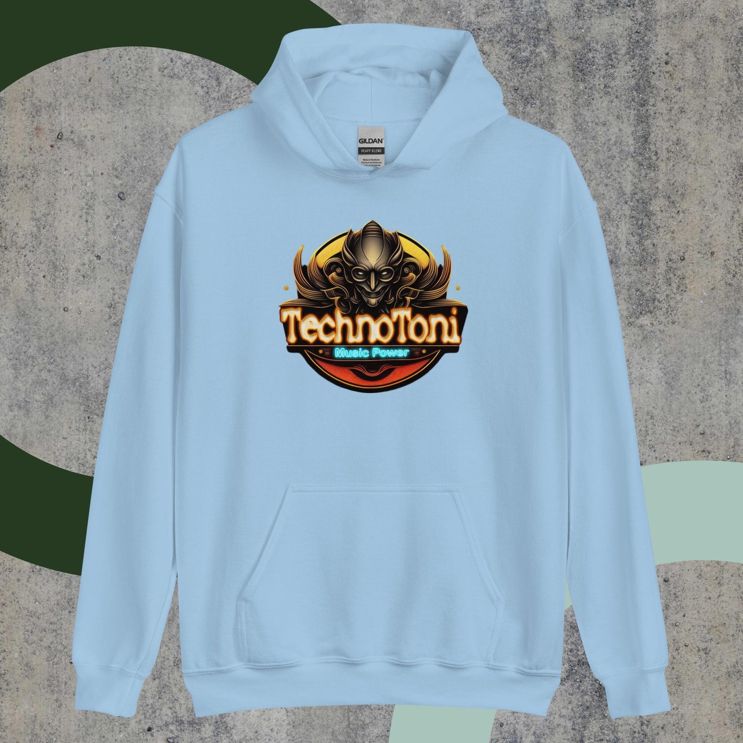Herren-Hoodie - Techno Toni