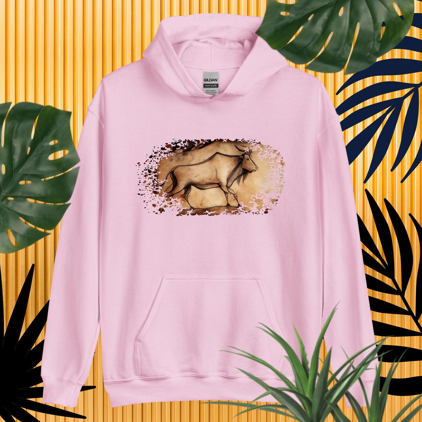 Damen-Kapuzenpullover - Hölenmalerei