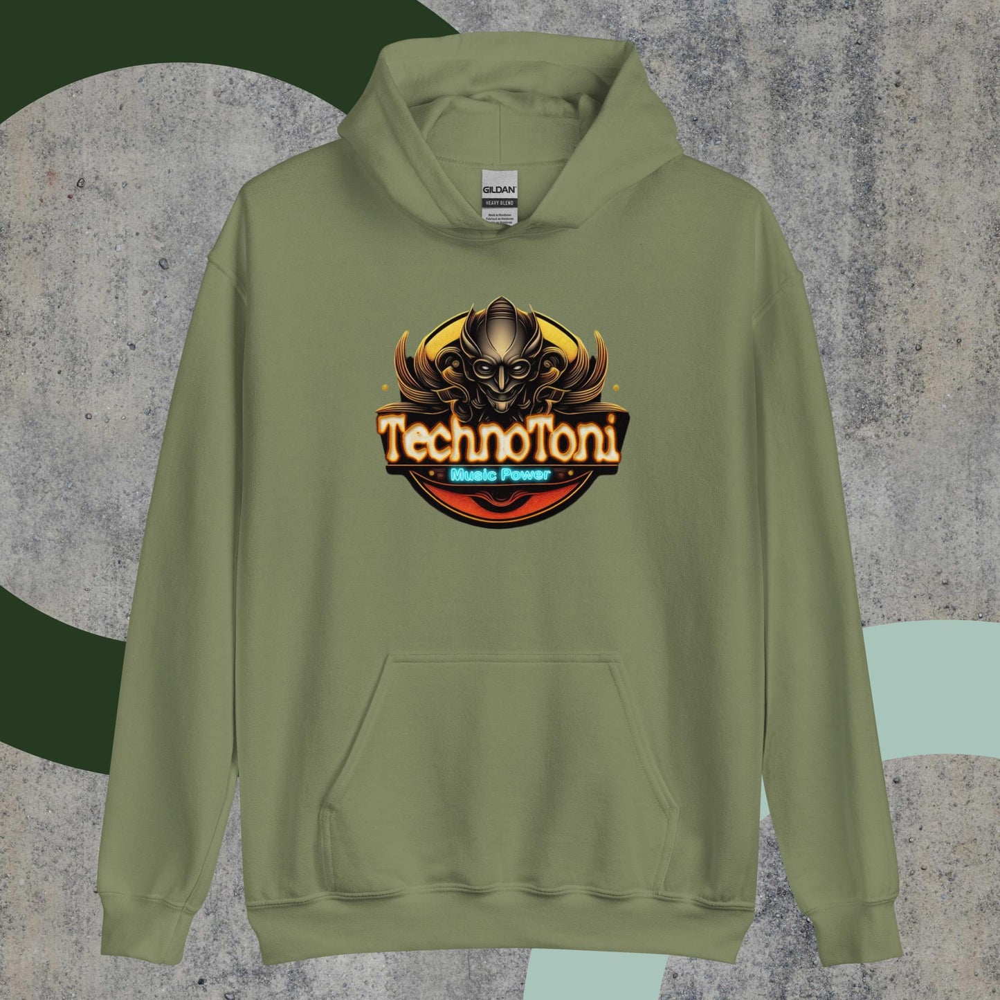 Herren-Hoodie - Techno Toni