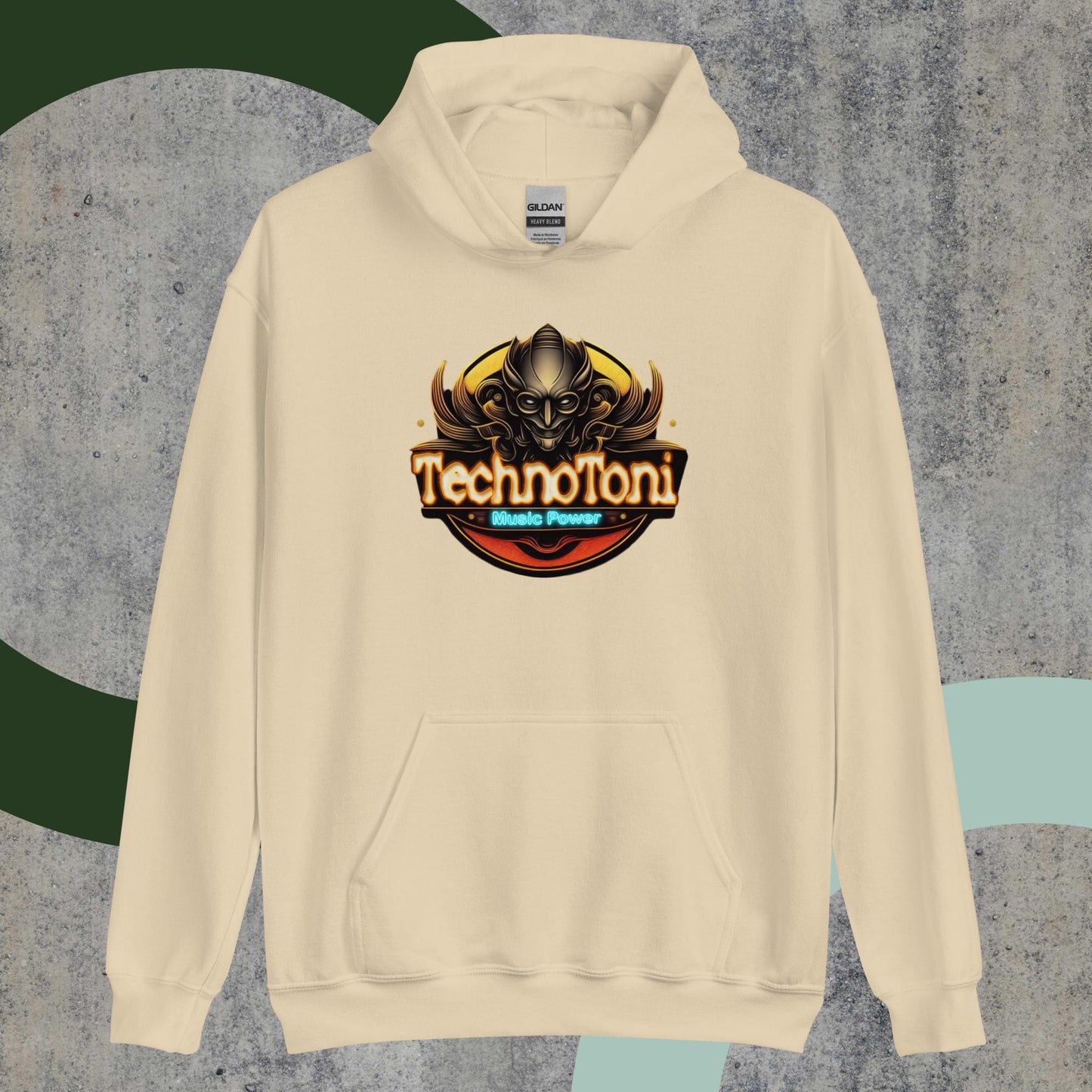 Herren-Hoodie - Techno Toni