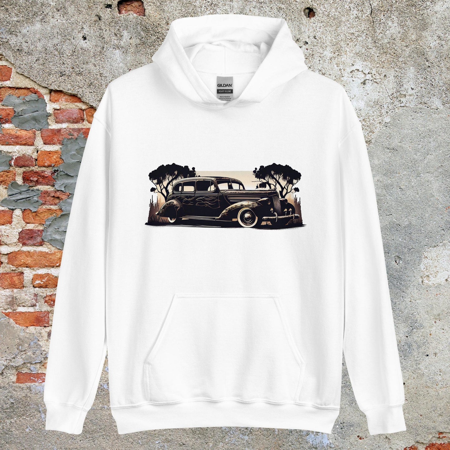 Herren-Kapuzenpullover - Old Mercedes