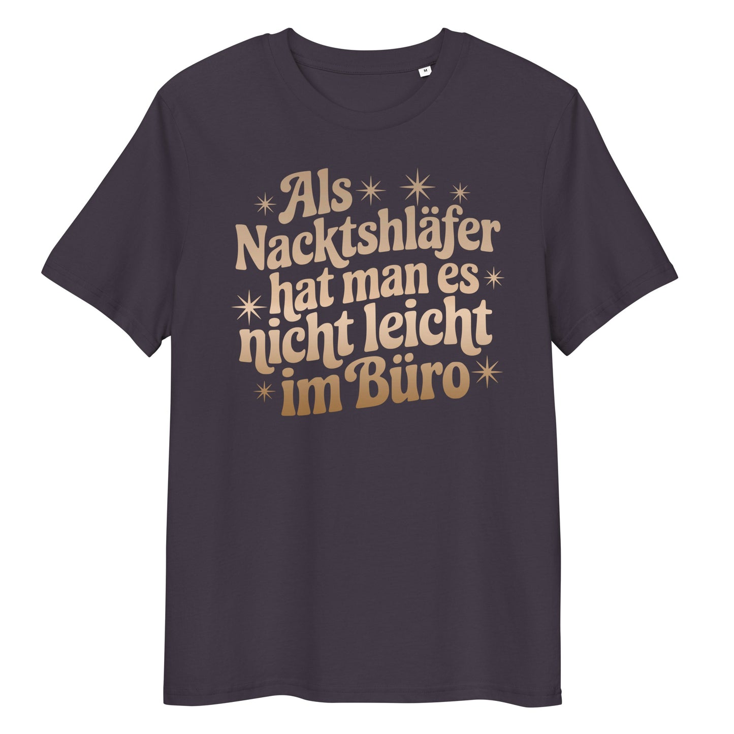 Unisex-Bio-Baumwoll-T-Shirt - Nacktschläfer