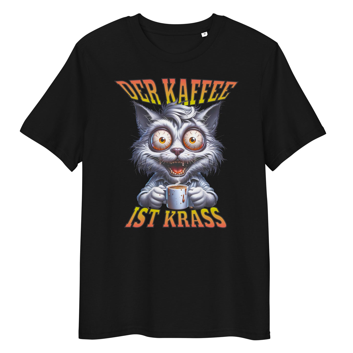 Unisex-Bio-Baumwoll-T-Shirt - Der Kaffee ist Krass