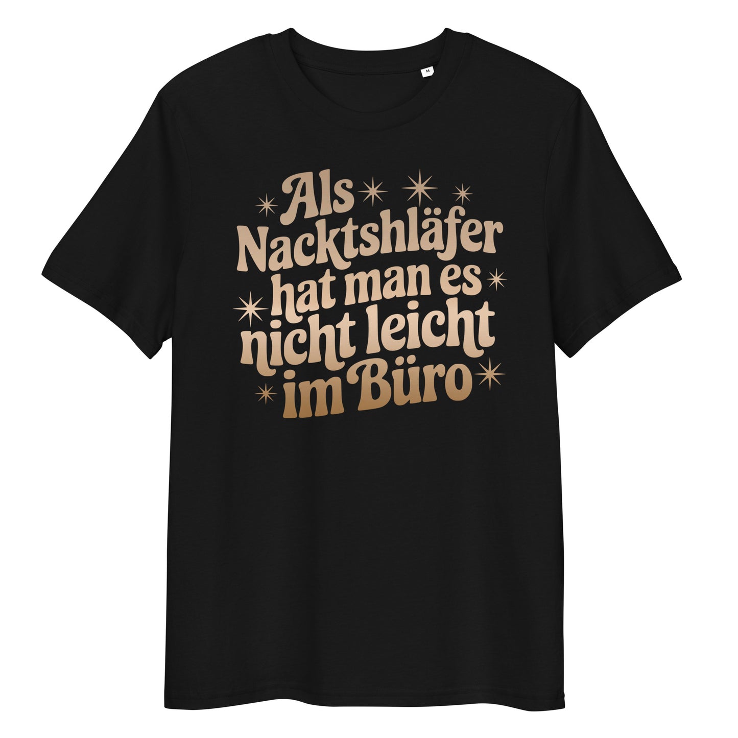 Unisex-Bio-Baumwoll-T-Shirt - Nacktschläfer