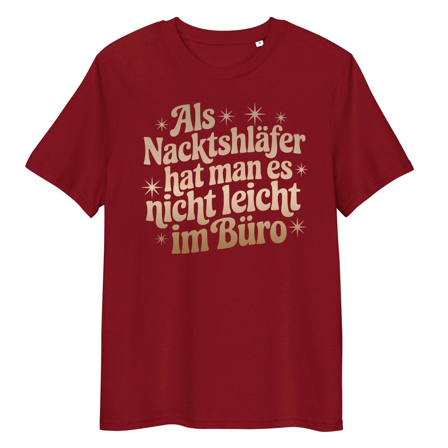 Unisex-Bio-Baumwoll-T-Shirt - Nacktschläfer