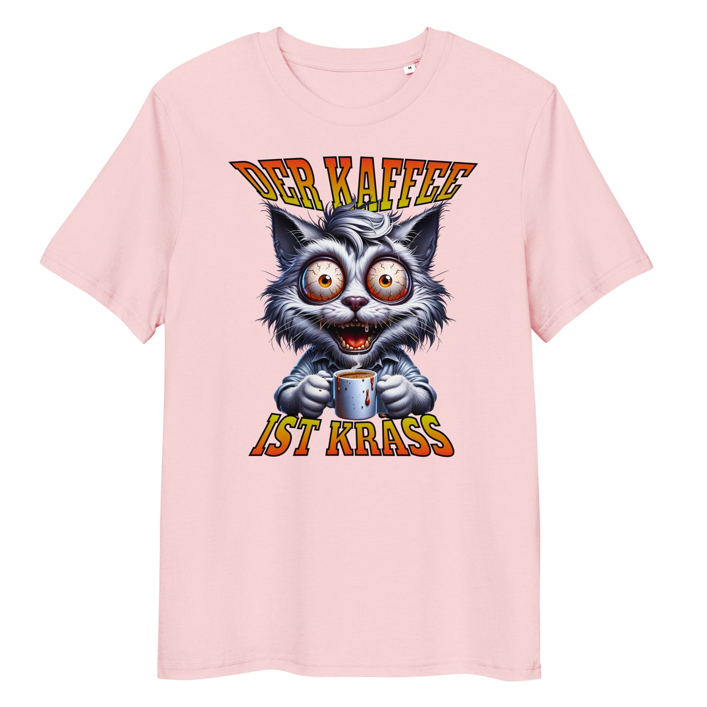 Unisex-Bio-Baumwoll-T-Shirt - Der Kaffee ist Krass