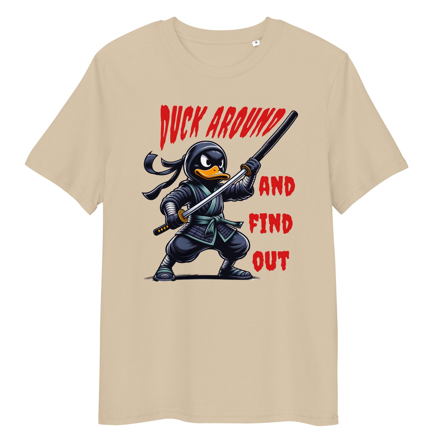 Unisex-Bio-Baumwoll-T-Shirt - Duck around