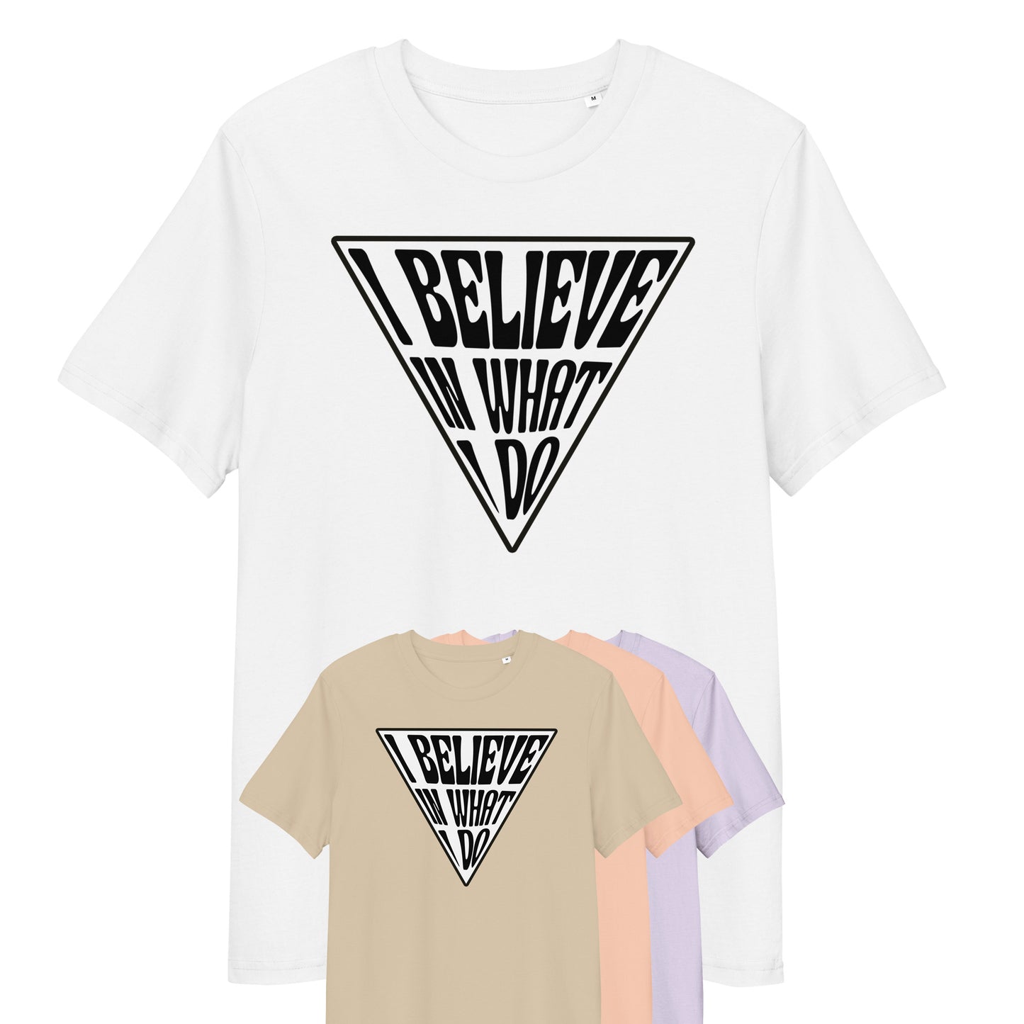 Unisex-Bio-Baumwoll-T-Shirt - I believe-S