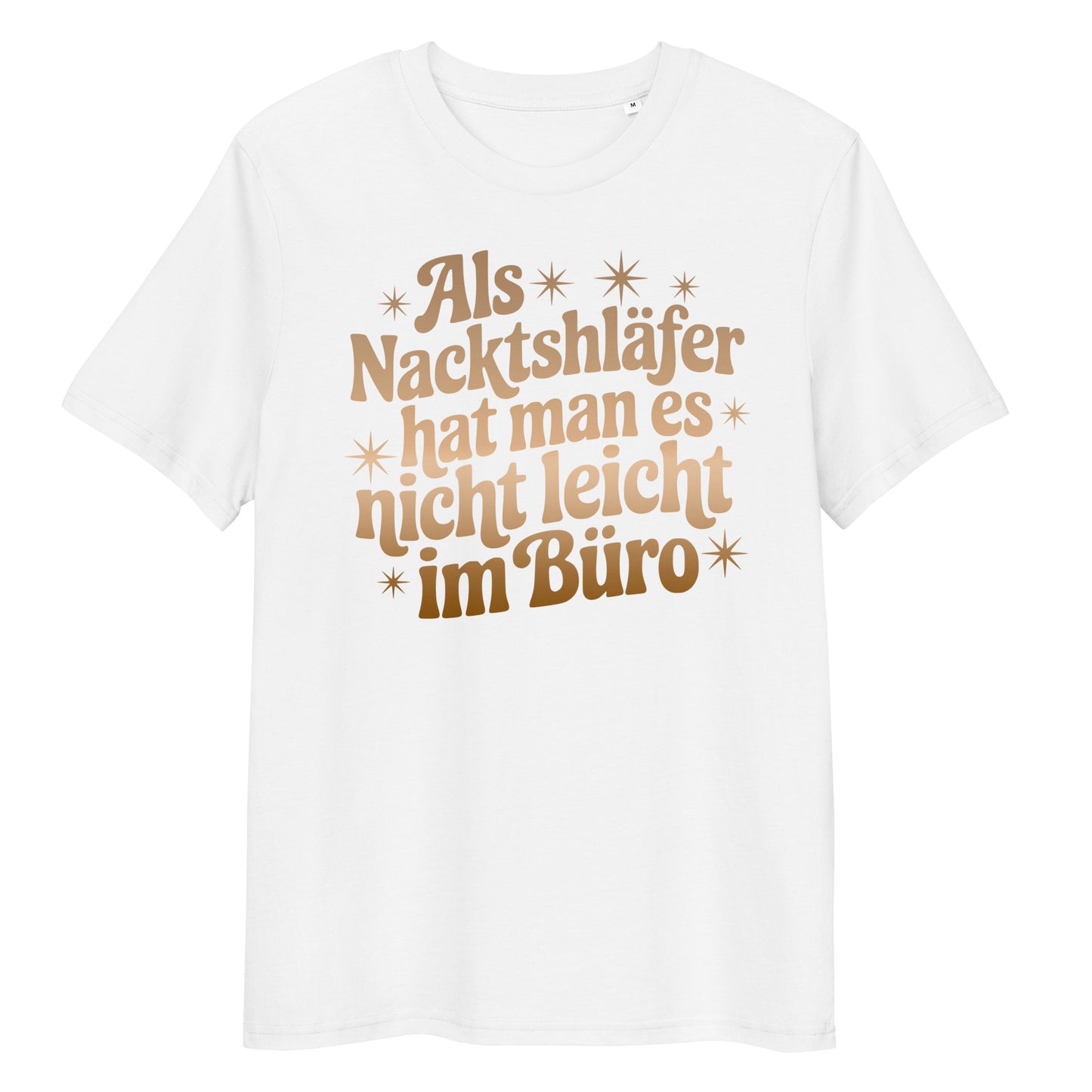 Unisex-Bio-Baumwoll-T-Shirt - Nacktschläfer