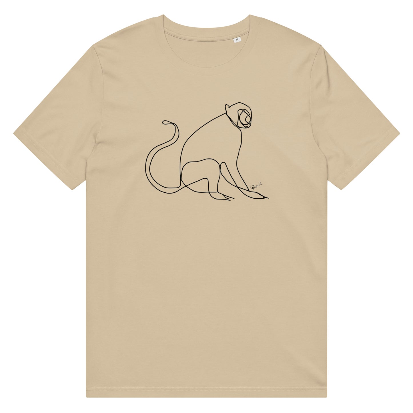 Mittelschweres Unisex Bio-T-Shirt - Affe