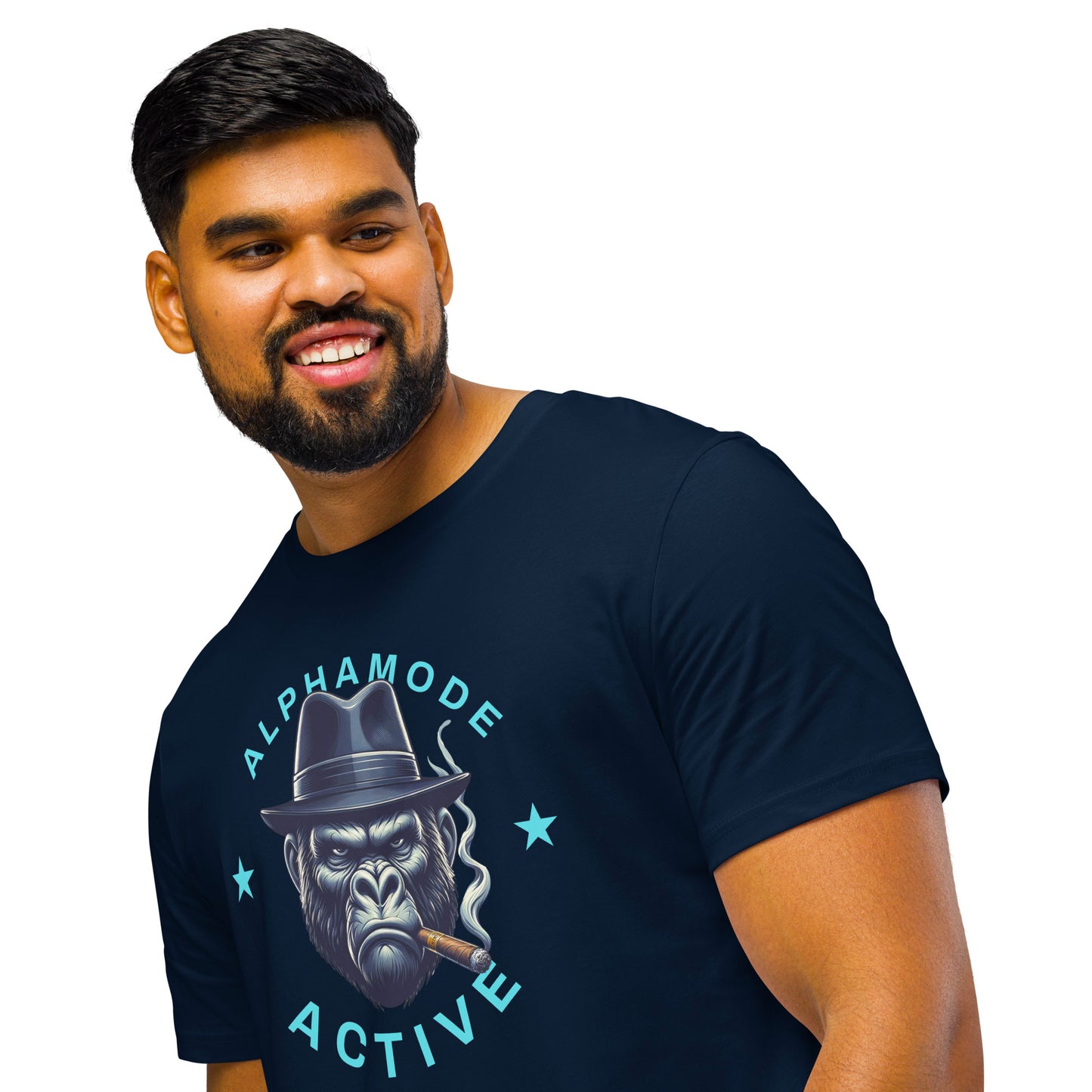 Mittelschweres Herren Bio-T-Shirt - Alpha Mode Active