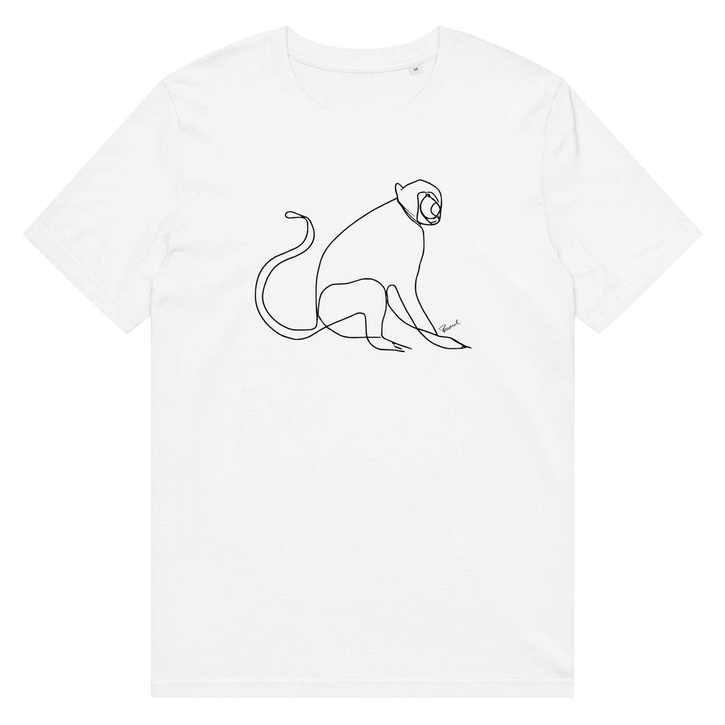Mittelschweres Unisex Bio-T-Shirt - Affe