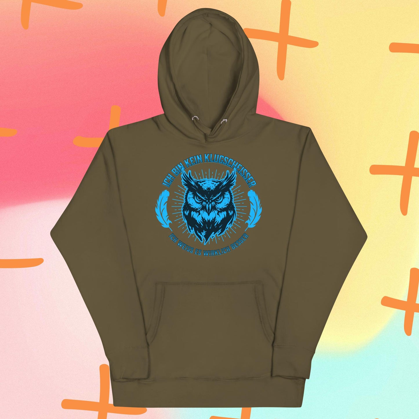 Herren-Kapuzenpullover - Klugscheisser