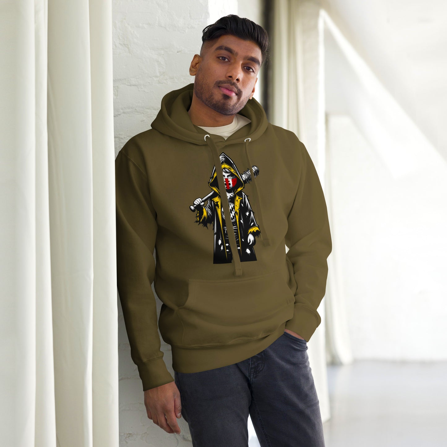 Herren-Kapuzenpullover - Rebell mit Herz