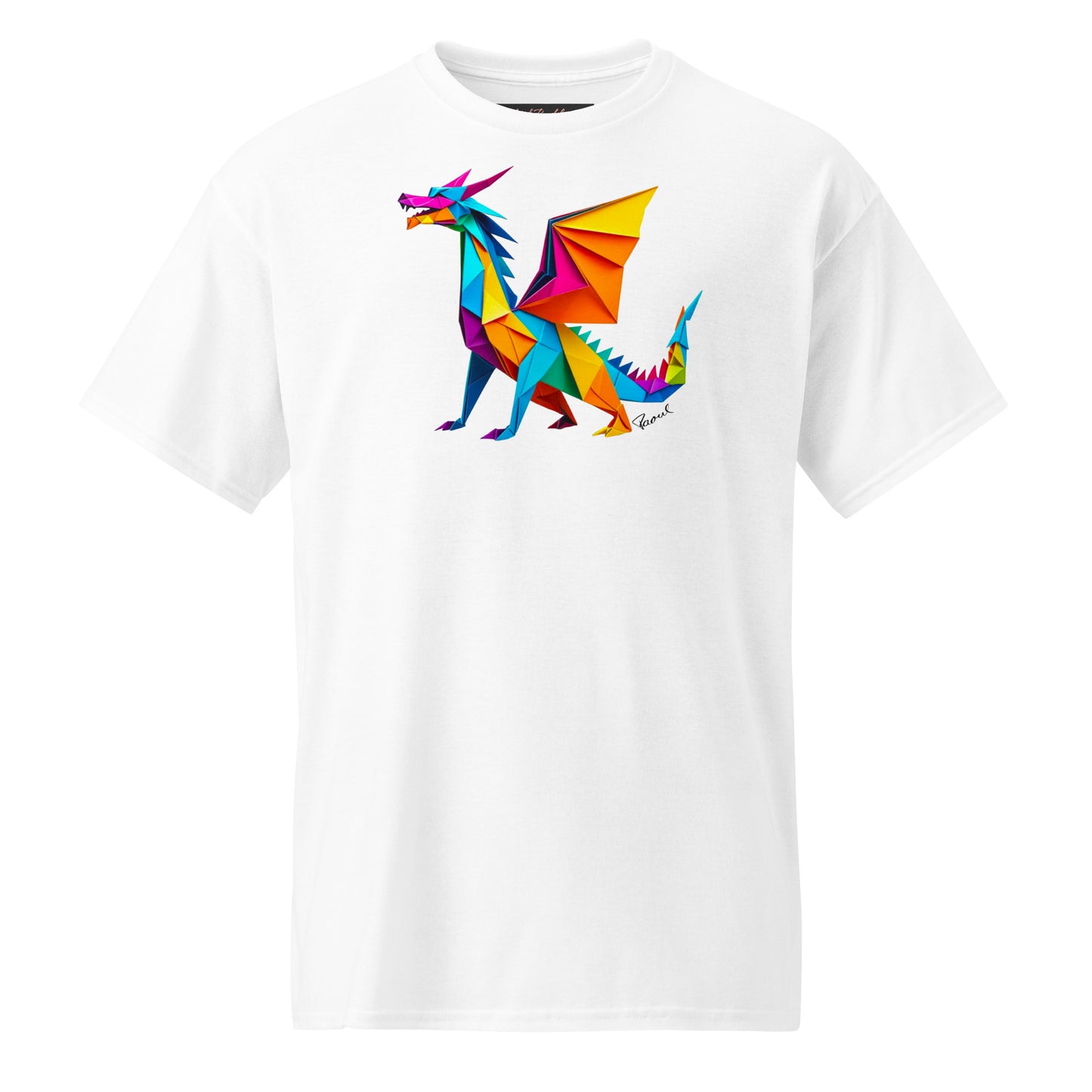 DryBlend® T-Shirt - Origami Bunter Drache
