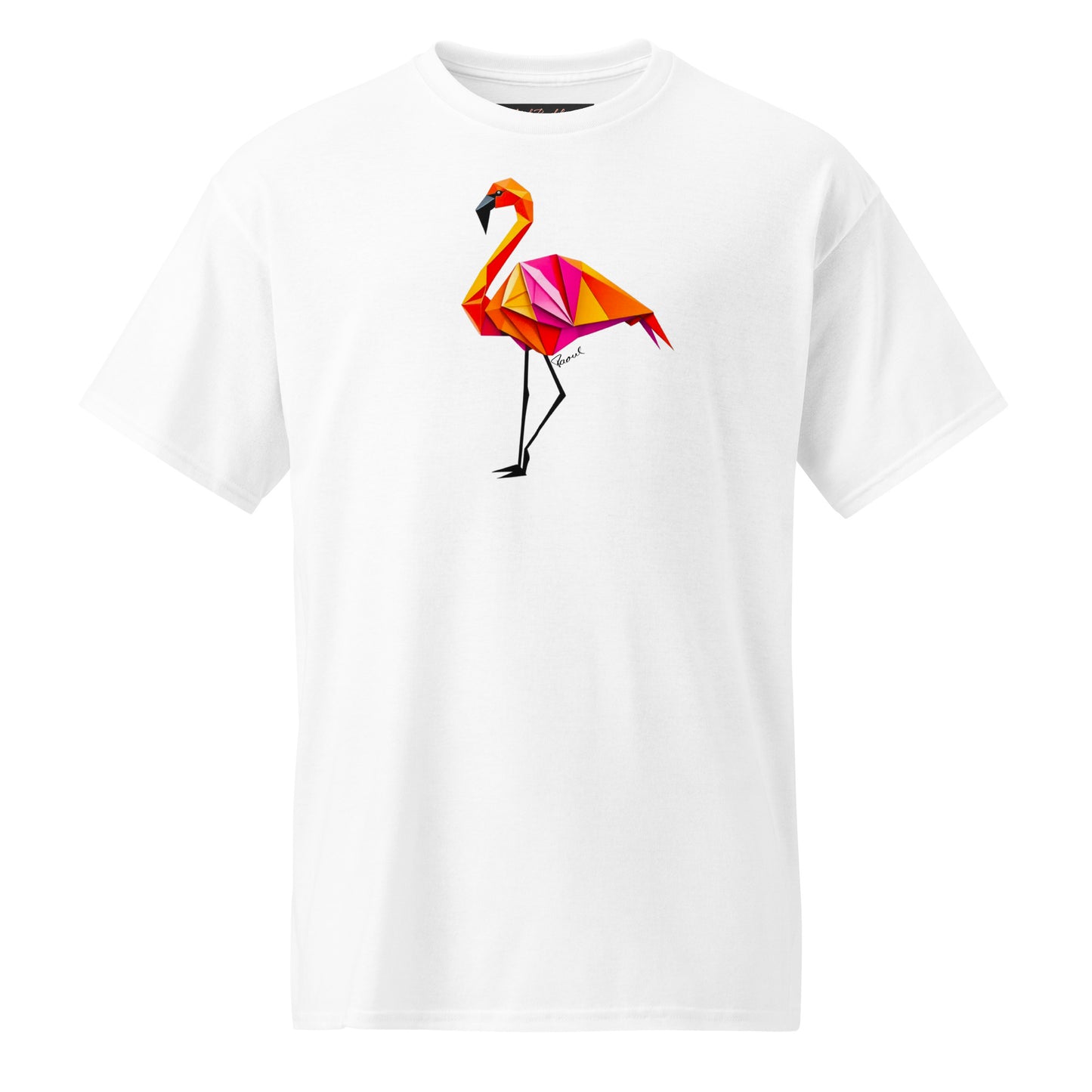 DryBlend® T-Shirt - Origami bunter Flamingo