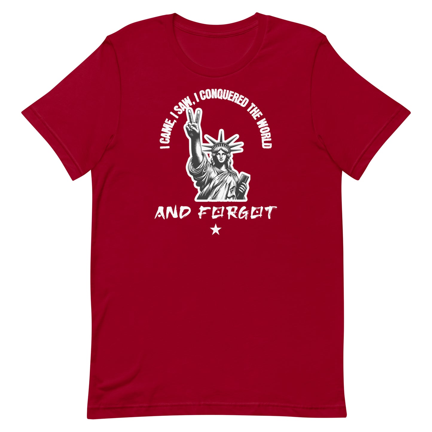 Unisex-T-Shirt - I conquered the World