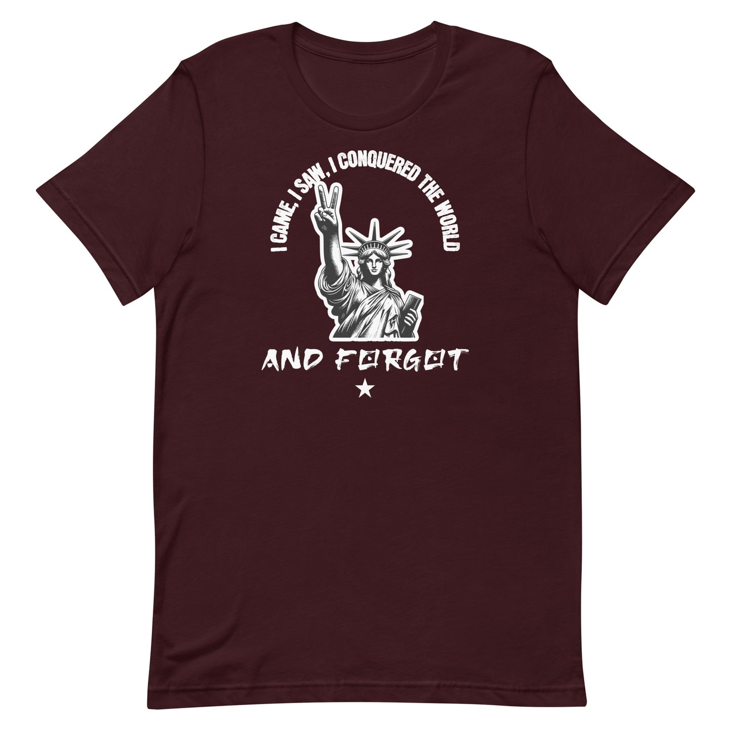 Unisex-T-Shirt - I conquered the World