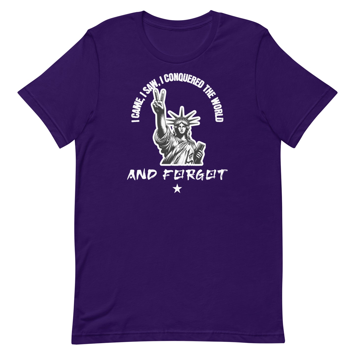 Unisex-T-Shirt - I conquered the World