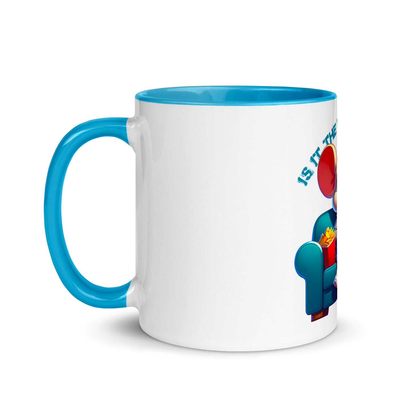 Tasse mit farbiger Innenseite - The weekend yet