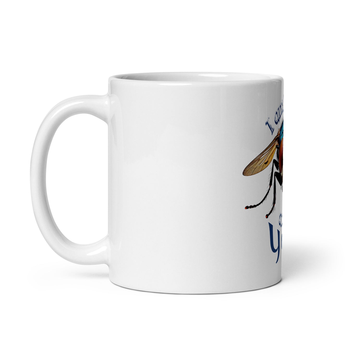 Weiße, glänzende Tasse - to annoy you