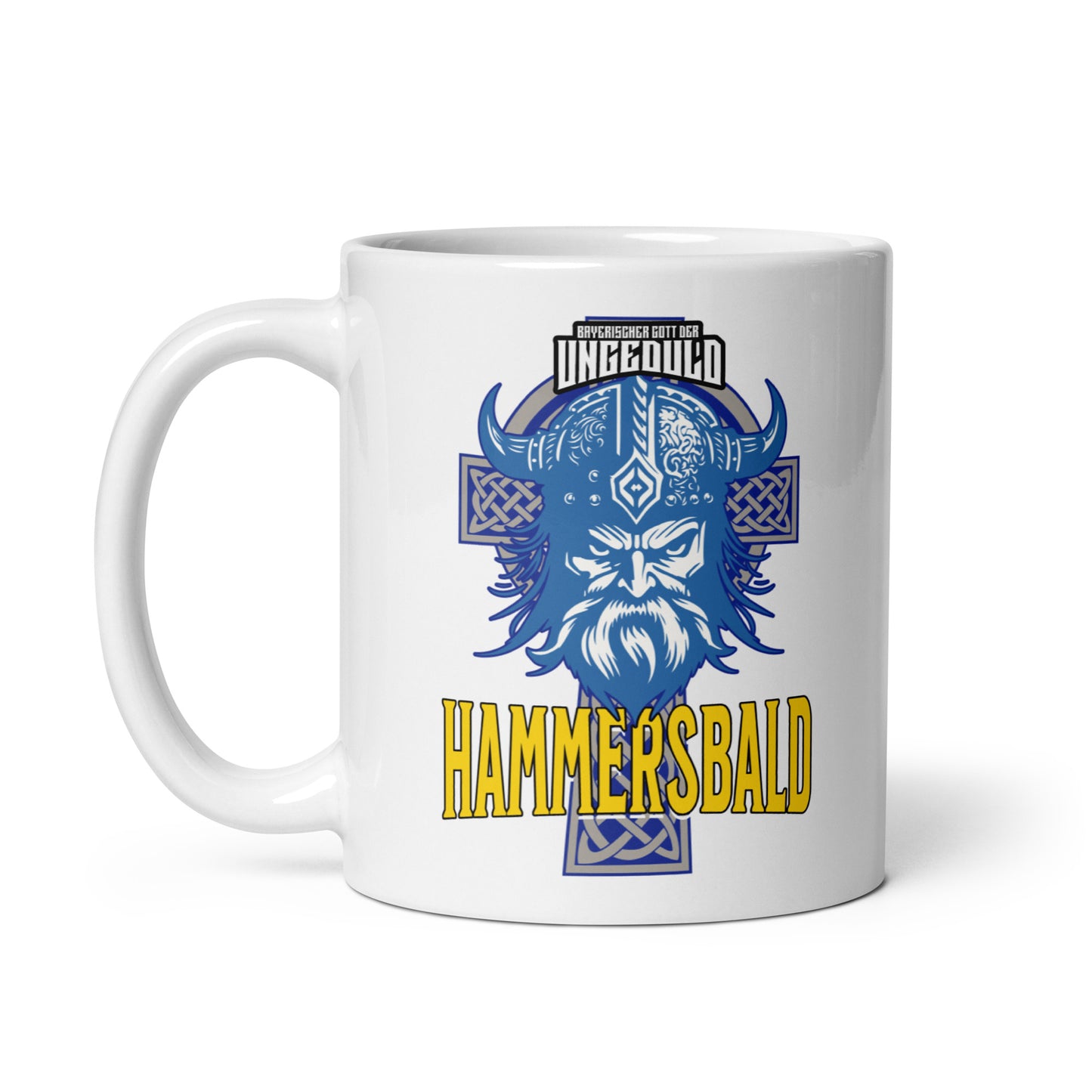 Weiße, glänzende Tasse - Hammersbald