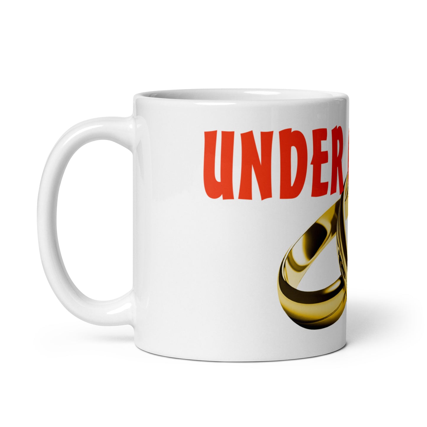 Weiße, glänzende Tasse - Under Control