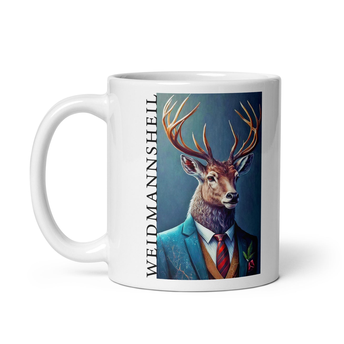 Weiße, glänzende Tasse - Weidmansheil