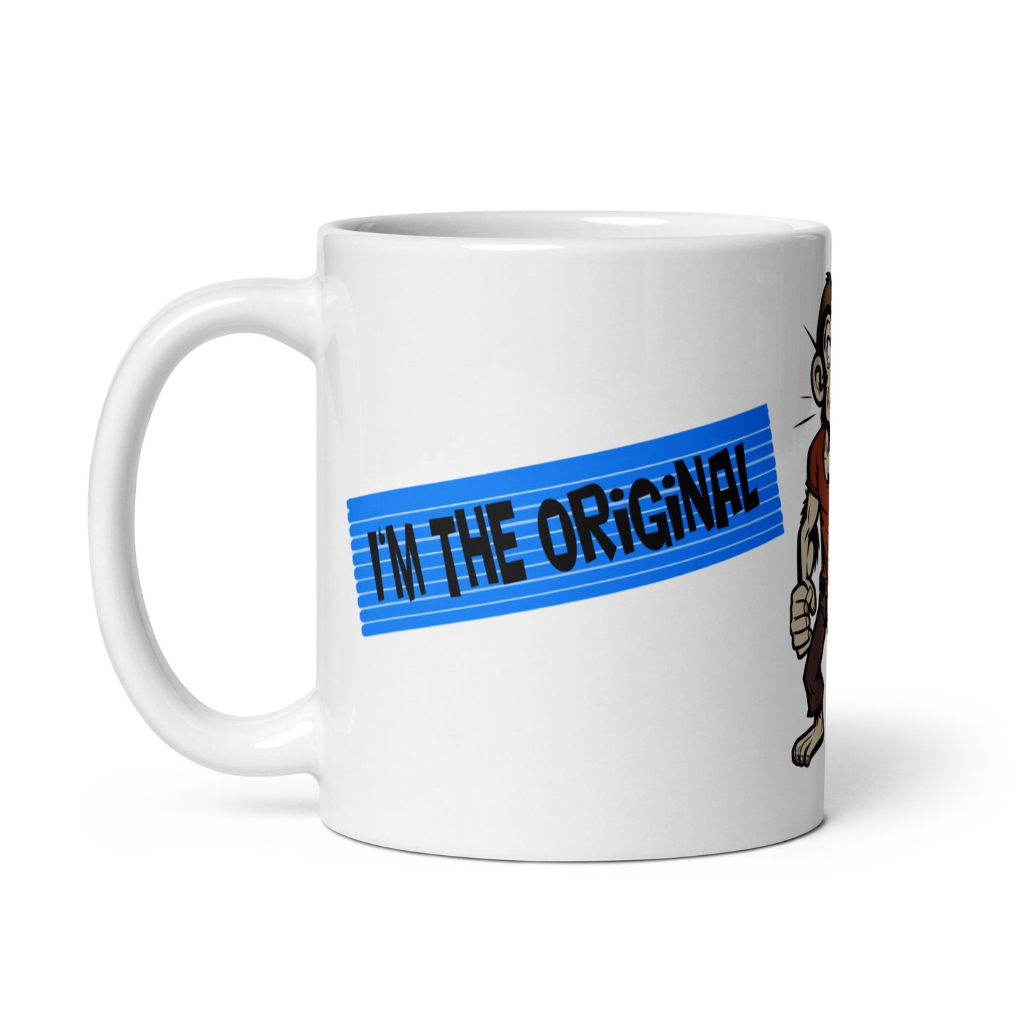 Weiße, glänzende Tasse - Orginal