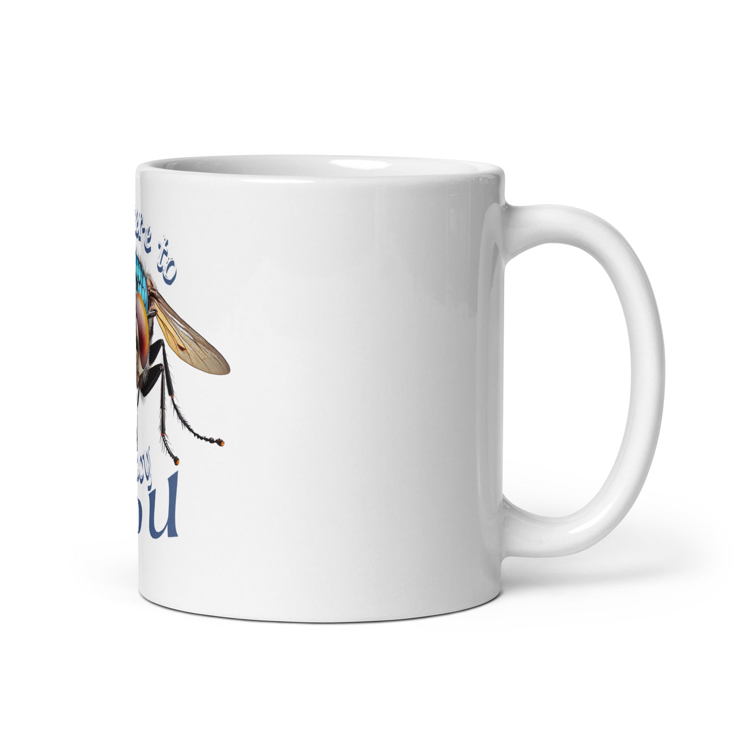 Weiße, glänzende Tasse - to annoy you