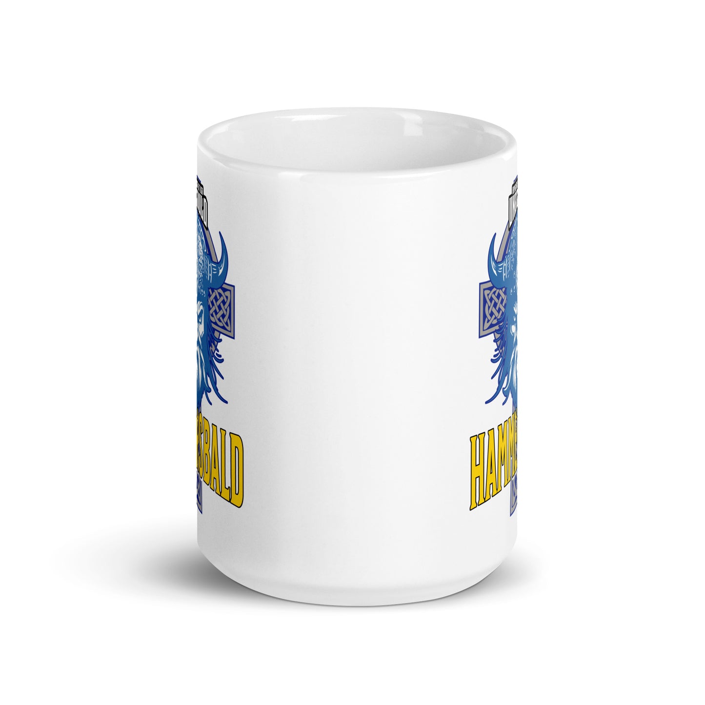 Weiße, glänzende Tasse - Hammersbald