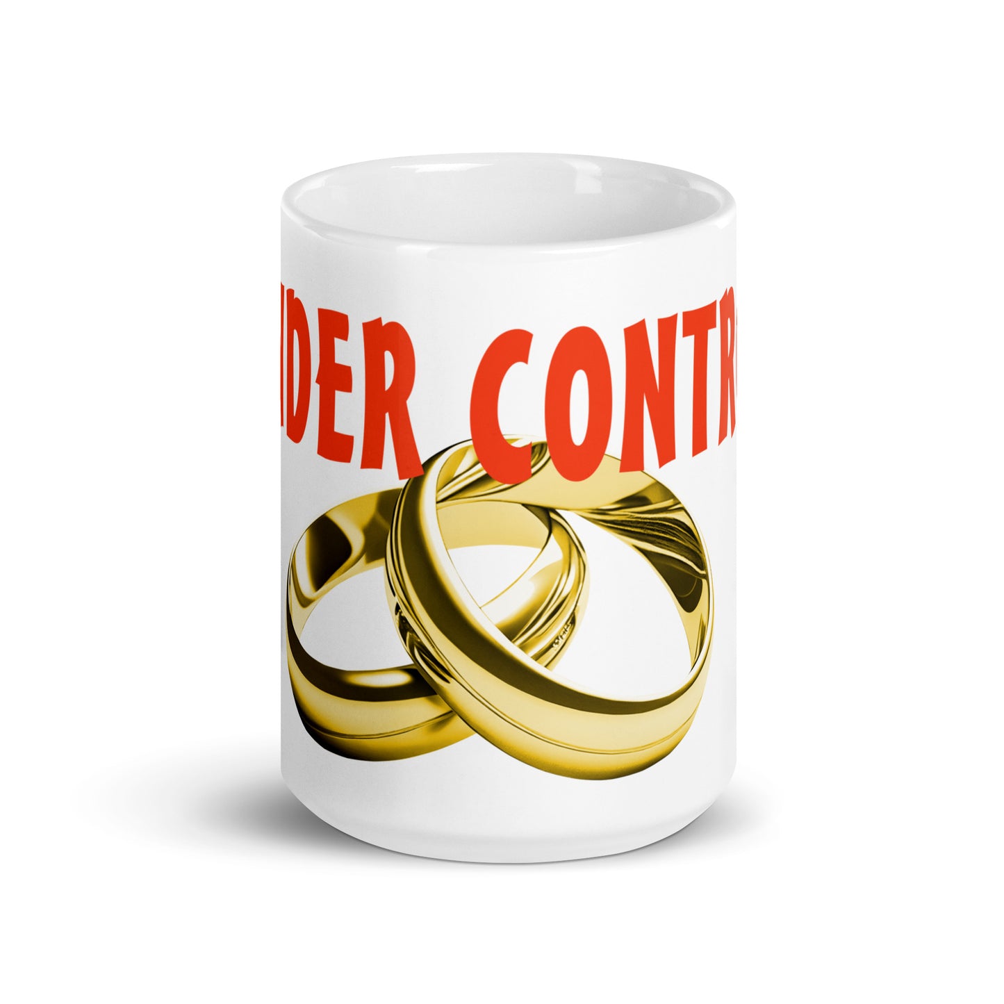 Weiße, glänzende Tasse - Under Control