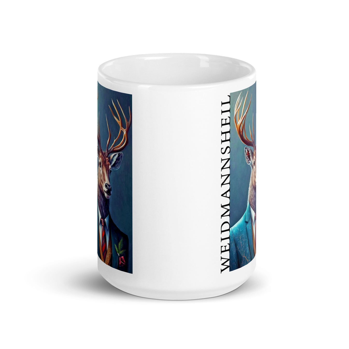 Weiße, glänzende Tasse - Weidmansheil