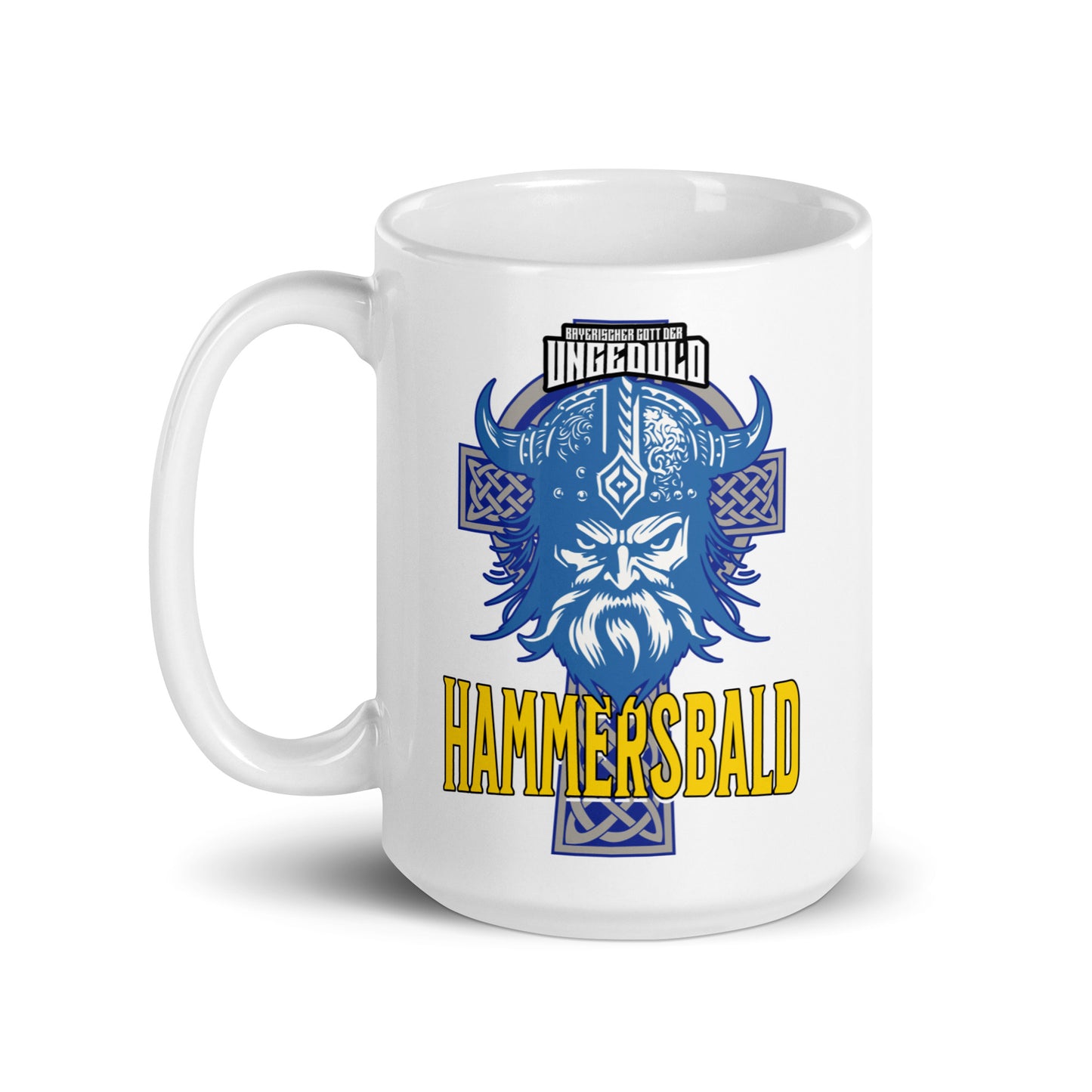 Weiße, glänzende Tasse - Hammersbald
